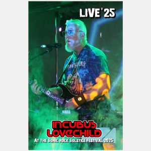 Incubus Lovechild Live '25 cassette cover