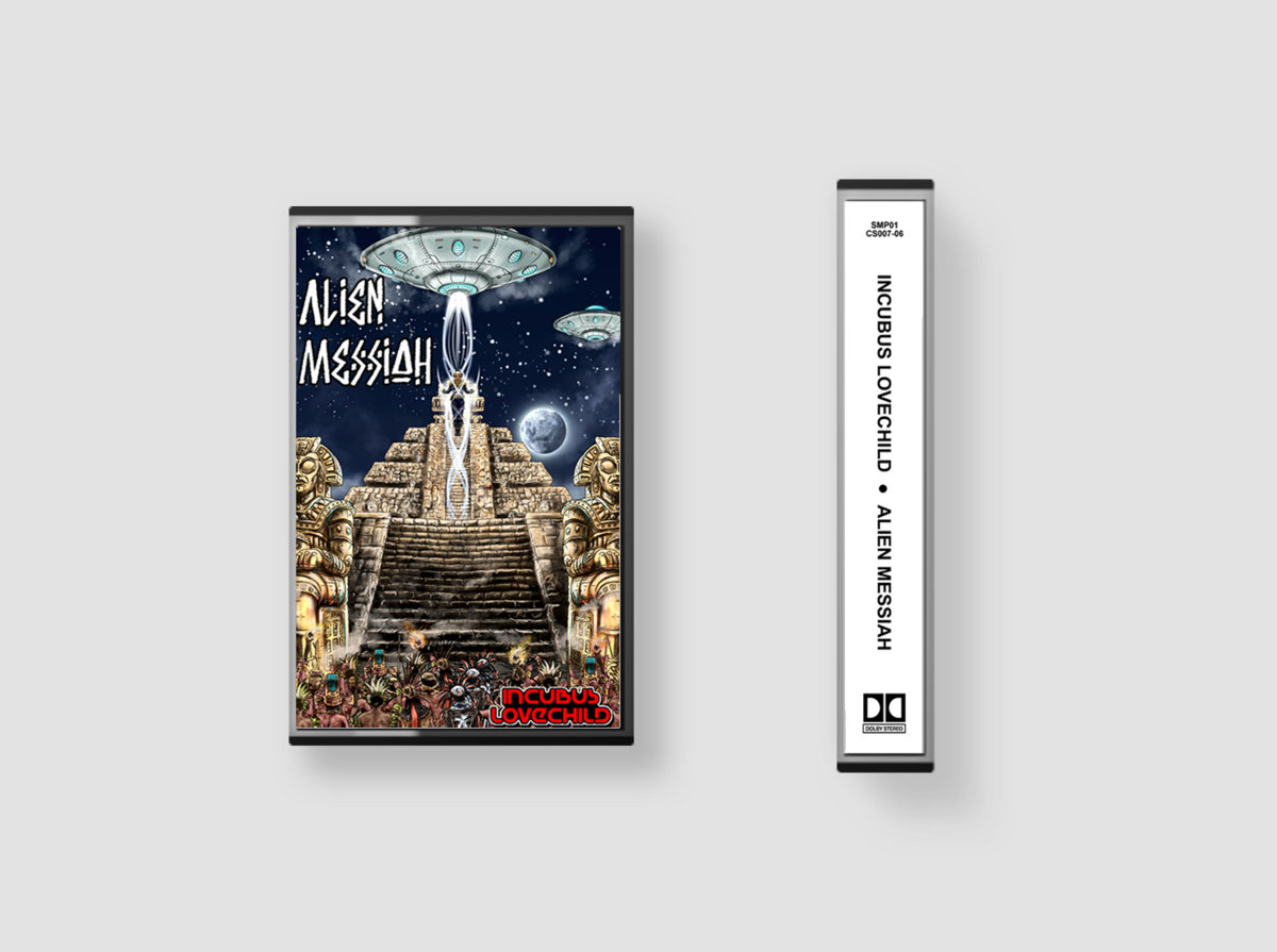 Alien Messiah cassette mock up