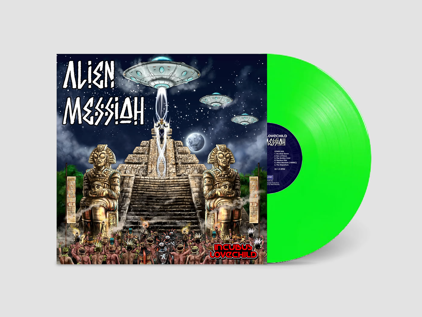 Alien Messiah Neon Green vinyl